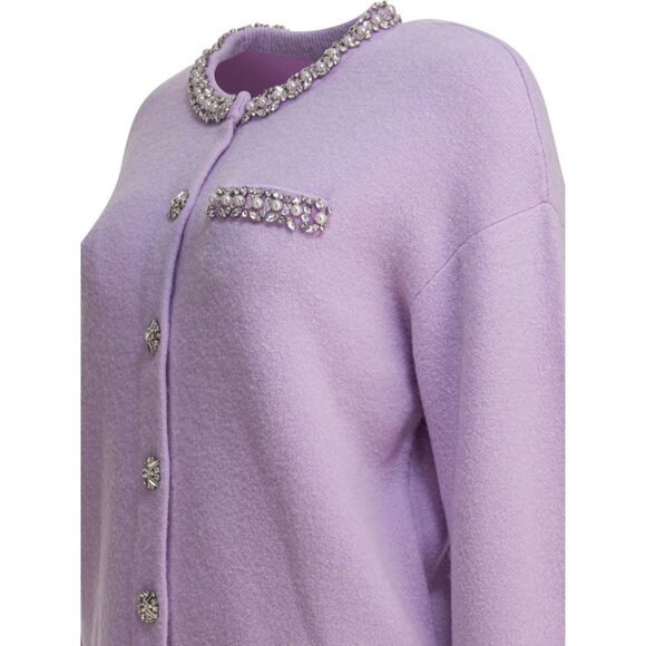 Self-Portrait Cardigan With Crystal Trim tag size M Women - Picture 4 of 4